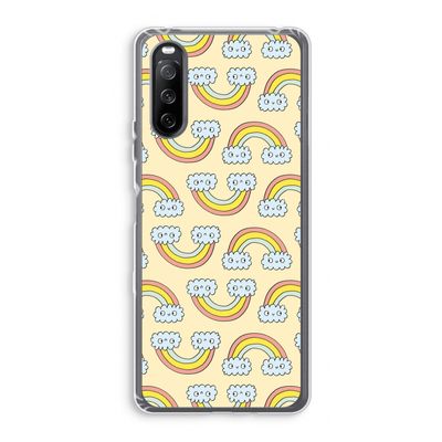 Regenboog: Sony Xperia 10 III Transparant Hoesje