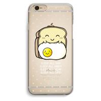 Sleep All Day: iPhone 6 / 6S Transparant Hoesje