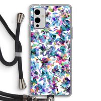 Hibiscus Flowers: OnePlus 9 Transparant Hoesje met koord