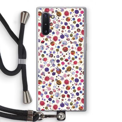 Planets Space: Samsung Galaxy Note 10 Transparant Hoesje met koord