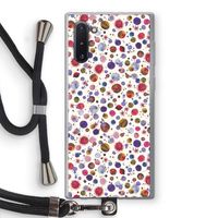 Planets Space: Samsung Galaxy Note 10 Transparant Hoesje met koord