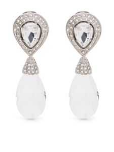 Alessandra Rich boucles d'oreilles pendantes à ornements - Argent