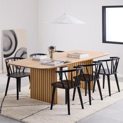 Bendt Eettafel 'Olivier' Eiken, 220 x 105cm, kleur Naturel