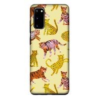 Cute Tigers and Leopards: Samsung Galaxy S20 Tough Case
