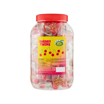 Lutti Cherry twins tubo - 75 stuks