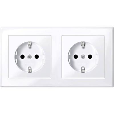 Merten MEG2328-1425 Wandcontactdoos System M Wit 1 stuk(s)