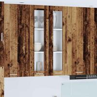 Hangkast met opslag Oudhout 60 x 31 x 100 cm Bewerkt hout