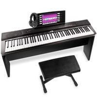 MAX KB6W digitale piano met 88 toetsen, meubel, bankje en