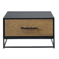 Haluta - Salontafel Veneta - 65x65x37 - Bruin