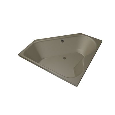 Xenz Cyprus Hoekbad 145x145x50cm met poten zonder afvoer Acryl Klei Mat 6864-07 Xenz Cyprus Hoekbad 145x145x50cm met poten zonder afvoer Acryl Klei Mat 6864-07