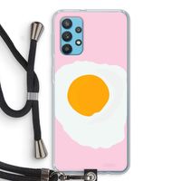 Sunny side up: Samsung Galaxy A32 4G Transparant Hoesje met koord