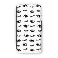 Eye pattern #2: iPhone 8 Flip Hoesje