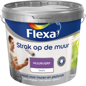 Flexa Strak op de Muur Muurverf - Mat - 2,5 liter - Antraciet