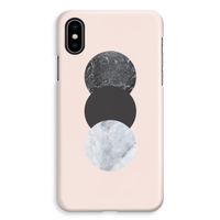 Marmeren cirkels: iPhone XS Max Volledig Geprint Hoesje