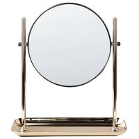 Beliani FINISTERE - Make-up spiegel-Goud-IJzer, Glas - thumbnail