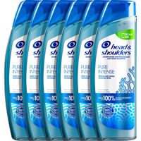 Head & Shoulders Pure Intense Hoofdhuid Detox Anti-roos Shampoo - Voordeelverpakking 6 x 250ml - thumbnail
