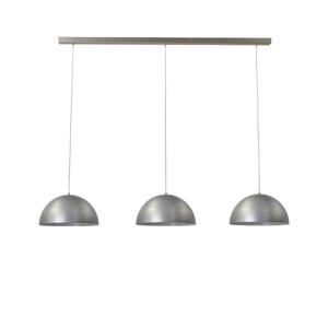 Masterlight Leuke eetkamerlamp zilvergrijs Concepto 3x30 2730-37-S-130-3