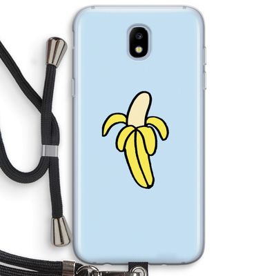 Banana: Samsung Galaxy J5 (2017) Transparant Hoesje met koord