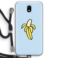 Banana: Samsung Galaxy J5 (2017) Transparant Hoesje met koord