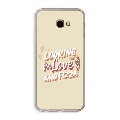 Pizza is the answer: Samsung Galaxy J4 Plus Transparant Hoesje