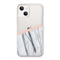 A touch of peach: iPhone 13 Transparant Hoesje