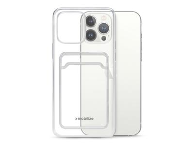Mobilize Mobilize Gelly Card Case Apple iPhone 13 Pro Max Clear