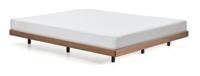 Kave Home Bed 'Norlen' Walnootfineer, 180 x 200cm