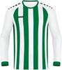 JAKO 4315 Shirt Inter Lm - Wit/Sportgroen - XL