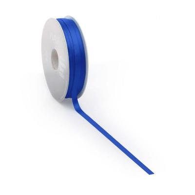 Satijnlint PREMIUM Double face 25mm x 25 meter blue