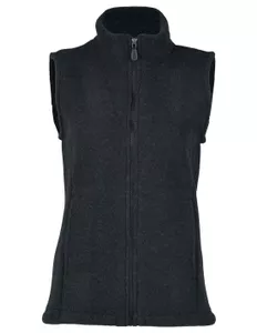 Dames Vest Merino Wol Fleece Engel Natur