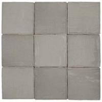 Roca St Tropez FHWE06P021 Wandtegel 130X130 Gris 8,5mm Glans