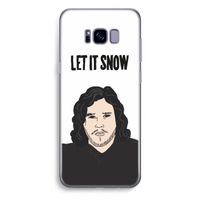 Let It Snow: Samsung Galaxy S8 Plus Transparant Hoesje