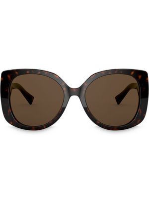 Versace Eyewear lunettes de soleil à monture carrée - Vert
