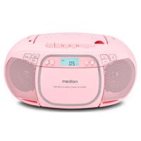 Radio CD - MEDION - FM - 2x2,2W RMS - Roze