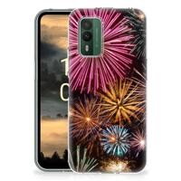 Nokia XR21 | Sillicone Back Cover | Vuurwerk