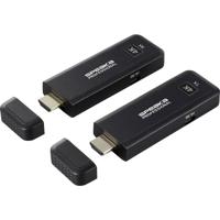 SpeaKa Professional SP-TR-450 Draadloze HDMI-set 50 m 2.4 GHz, 5 GHz 3840 x 2160 Pixel Geïntegreerde LED-weergave SpeaKa Professional SP-TR-450 Draadloze HDMI-set 50 m 2.4 GHz, 5 GHz 3840 x 2160 Pixel Geïntegreerde LED-weergave