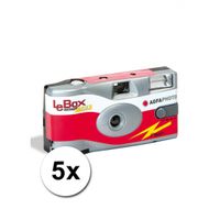 5 Agfa LeBox wegwerp cameras   -