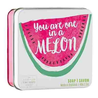 Scottish Fine Soaps Soap in a Tin Fruits Melon Soap 100gr
