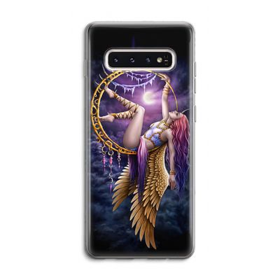 Aerial Angel: Samsung Galaxy S10 4G Transparant Hoesje
