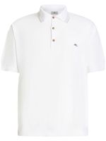 ETRO polo à logo brodé - Blanc - thumbnail