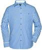 James & Nicholson JN638 Men´s Traditional Shirt - Royal/White - M