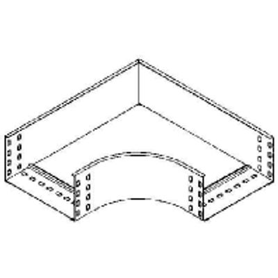 RES 110.300 C  - Bend for cable tray (solid wall) RES 110.300 C