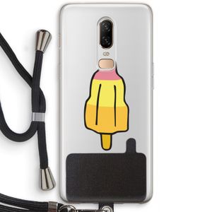 Raketijsje: OnePlus 6 Transparant Hoesje met koord
