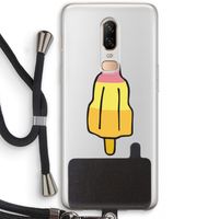 Raketijsje: OnePlus 6 Transparant Hoesje met koord