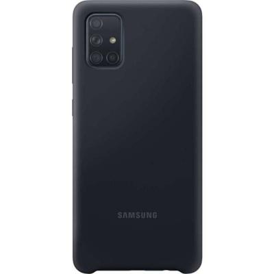 EF-PA715TBEGEU Samsung Silicone Cover Galaxy A71 Black