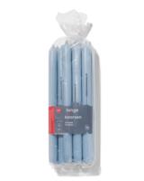 HEMA Lange huishoudkaarsen Ø2.2x29 - 12 stuks lichtblauw (lichtblauw)
