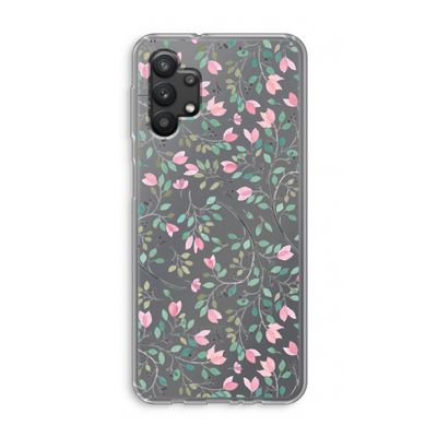 Sierlijke bloemen: Samsung Galaxy A32 5G Transparant Hoesje