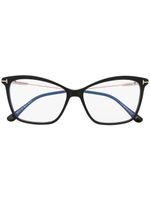 TOM FORD Eyewear lunettes de vue à monture papillon - Noir