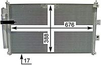 Condensor, airconditioning AC835000S