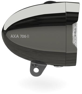 Axa Koplamp 706-b retro 15 lux led batterij chroomzwart